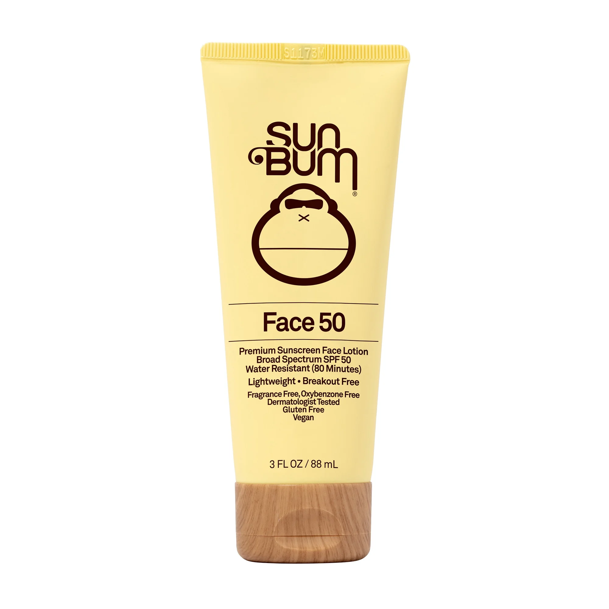 Sun Bum Premium Sunscreen Face Lotion, SPF 50, Fragrance Free, 3 fl oz